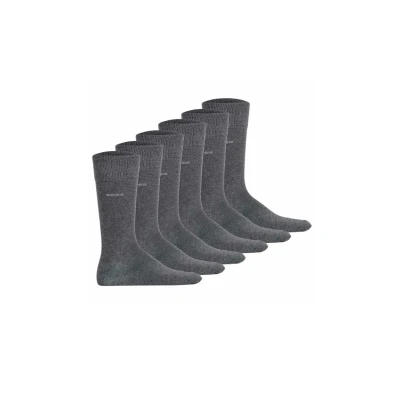 Abbildung von BOSS 6ER PACK Finest SOFT Socken, Herren, Größe: 39 42, Grau