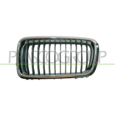 Abbildung von BLIC 6502 07 0075995PP Kühlergrill vorne links chrom, schwarz BMW: 7