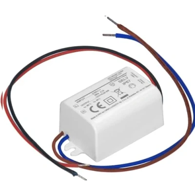 Abbildung von Miratic Mini Led Trafo 12VDC 6W Netzteil 12v Power Supply IP67 Installation: Einbau mit Kurzschluss und Überlastschutz Eingangsspannung: 230V 55 x 29,5 22mm