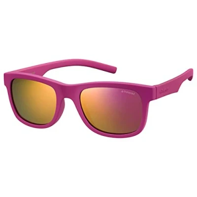 Abbildung von Polaroid Unisex Kinder Pld 8020/S Ai Cyq 46 Sonnenbrille, Pink (Pink/Grey Pink), EU