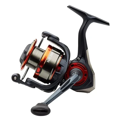 Abbildung von Savage Gear 2500 FD SG2 Rolle Spinnrolle, für das Angeln auf Barsche &amp; Zander, Raubfischrolle zum Spinnfischen mit Hard Softbaits