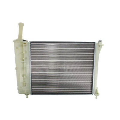 Abbildung von THERMOTEC D7F053TT Kühler, Motorkühlung Aluminium für Fahrzeuge mit/ohne Klimaanlage 477 415 23 Schaltgetriebe Kühlrippen mechanisch gefügt