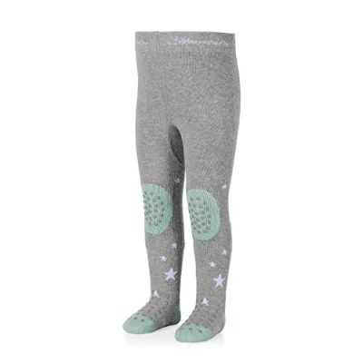 Abbildung von Sterntaler Unisex Baby Krabbelstrumpfhose Stanley Strumpfhose, Silber Mel., 80