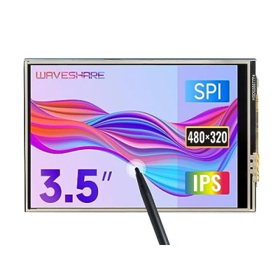 Abbildung von Waveshare 3.5inch RPi LCD (C) Resistive Touch Screen Compatible with Raspberry Pi TFT 480x320 Resolution 125MHz High Speed SPI for All Version of 4