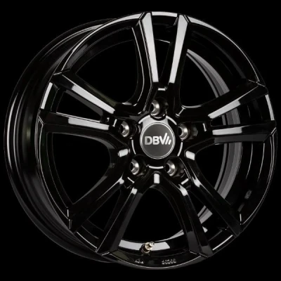 Abbildung von DBV 5 loch 16Zoll 112mm Alufelge Andorra schwarz 36387 Felge