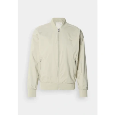 Abbildung von Calvin Klein Matte Jacket Bomberjacke, Herren, Größe: Small, Moss gray