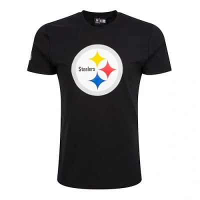 Abbildung von New Era NFL Team Logo Pittsburgh Steelers T Shirt, Schwarz, S