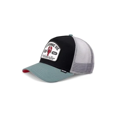 Abbildung von Djinns La Bonne Vie (black/Slate/grey) Trucker Cap Meshcap Hat Kappe Mütze Caps
