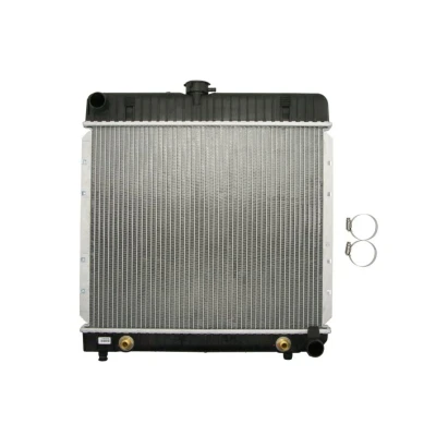 Abbildung von NRF 514250 Kühler, Motorkühlung Aluminium 485 416 29 mit Anbauteilen Kühlrippen gelötet MERCEDES BENZ: S Class Saloon, W123 Saloon