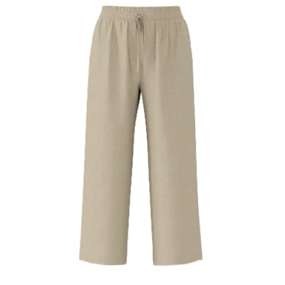 Abbildung von Selected Femme Slfviva Gulia LONG Stoffhose, Damen, Größe: 34, Greige