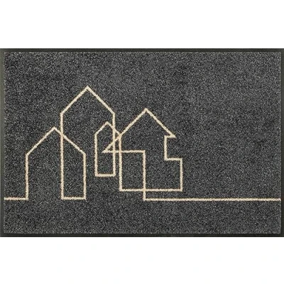 Abbildung von wash+dry Fußmatte, Linestreet 50x75cm, innen und außen, waschbar