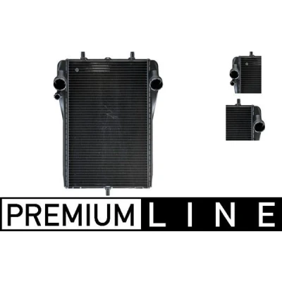 Abbildung von MAHLE ORIGINAL CR 1397 000P Kühler, Motorkühlung 300 478 44 Kühlrippen gelötet AUDI: A4 B6/B7 Convertible, PORSCHE: 911 Convertible
