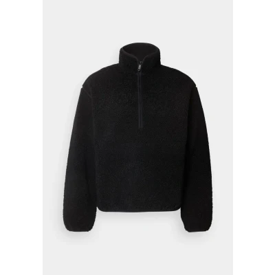Abbildung von Calvin Klein Jeans HALF ZIP Fleecepullover, Herren, Größe: Small, Black