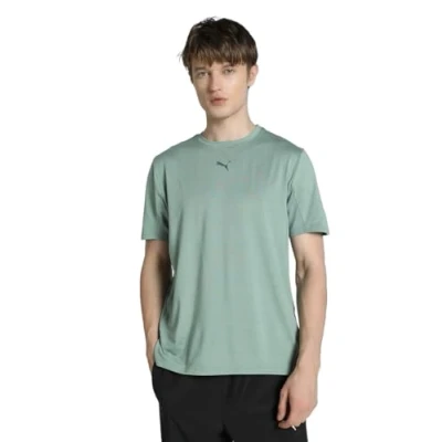 Abbildung von PUMA Unisex M CLOUDSPUN Soft Breathable Tee T Shirts, Green Moon Heather,