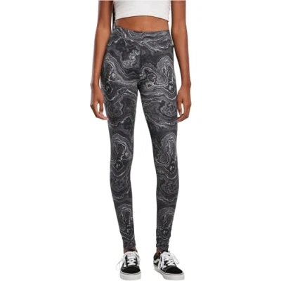 Abbildung von Urban Classics SOFT AOP Leggings Hosen, Damen, Größe: Small, Blackoil