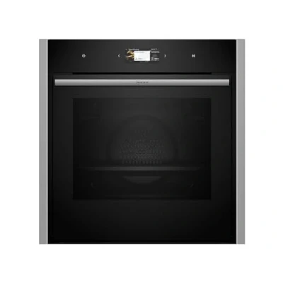 Abbildung von NEFF B64CS31N0 Einbau Backofen N90, Integrierbarer 60 x 60cm, Slide&amp;Hide, Full Touch TFT Display, Automatikprogramme, Soft Open &amp; Close, Edelstahl