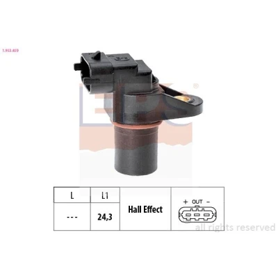 Abbildung von EPS 1.953.459 Sensor, Nockenwellenposition Made in Italy OE Equivalent MERCEDES BENZ: E Class Saloon, G Off Road, C Saloon