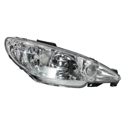 Abbildung von VAN WEZEL 4028964 Scheinwerfer rechts H7/H7 glasklar für Rechtsverkehr ohne Stellmotor LWR PX26d PEUGEOT: 206 Hatchback