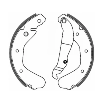 Abbildung von ABE C0X005ABE Bremsbacken Hinterachse 200 29 OPEL: Corsa A CC