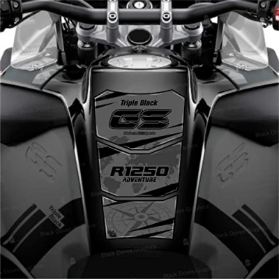 Abbildung von Tankschutz 3D kompatibel mit/Ersatz für BMW MOTORRAD R 1250 GS Adventure 2021 Triple Black Tankpad