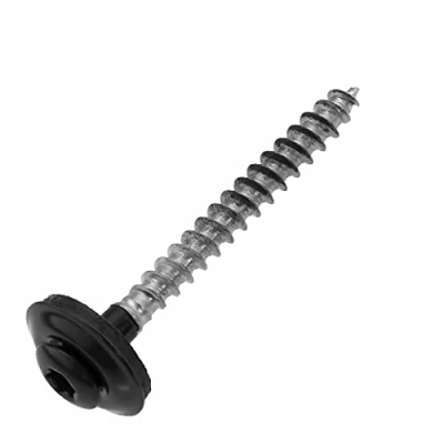Abbildung von Spenglerschrauben Edelstahl A2 mit EPDM Dichtscheibe TX20, 50 Stück (4.5 x 100 mm anthrazit Stück)