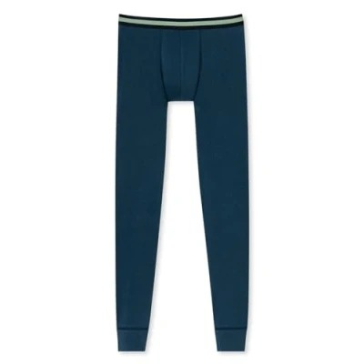 Abbildung von Schiesser Jungen Lange Unterhose Bio Baumwolle Sportwäsche Unterwäsche, Nachtblau_181957, 140