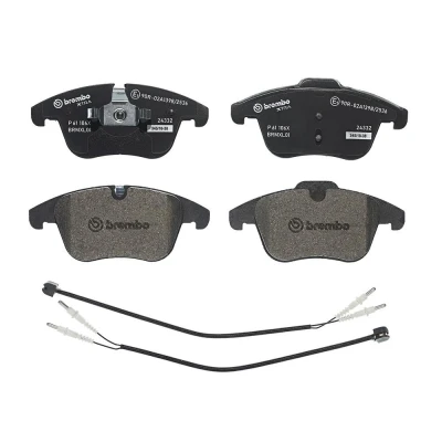 Abbildung von BREMBO P 61 106X Bremsbelagsatz inkl. Verschleißwarnkontakt ohne Zubehör PEUGEOT: 508 I SW, Saloon, 407 CITROËN: C5 III Estate, 3