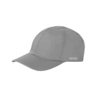 Abbildung von SEALSKINZ Langham Allwetter Baseballmütze, wasserfest, grau, Einheitsgröße