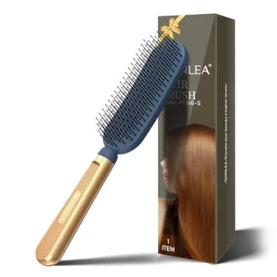 Abbildung von SHINLEA Detangler Schleimig Haarbürste, massierende Kopfhaut Haarbürste für langes, dünnes, lockiges, gewelltes, trockenes Haar, reduziert Haarbruch, beseitigt Knoten, mit Kugelkopfborsten