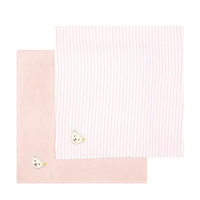 Abbildung von Steiff 2 PACK Mullwindel für Kinder, Größe: One Size, Silver pink