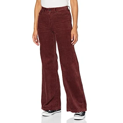 Abbildung von Kings of Indigo Damen Jane Flared Jeans, Braun (Rust 7506), (Herstellergröße:28/32)