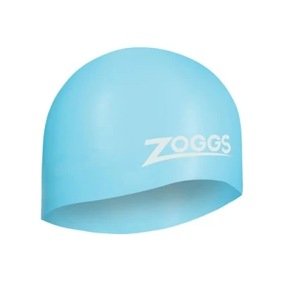 Abbildung von Zoggs Unisex Erwachsene Easy fit Silicone Cap Badekappe, Hellblau, One Size