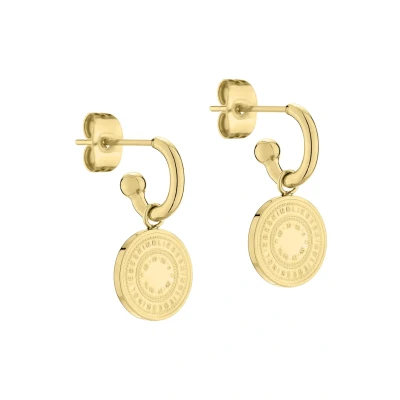 Abbildung von Liebeskind Berlin Ohrring mit Anhänger aus Edelstahl (Gold)