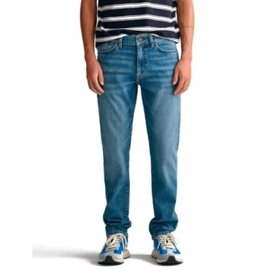 Abbildung von GANT Jeans Straight Leg, Herren, Größe: 30x32, Mid blue worn in
