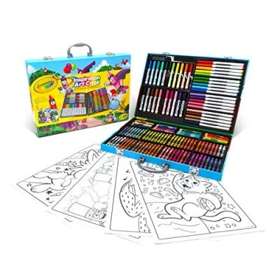 Abbildung von CRAYOLA Künstlerkoffer; 155 Teile, Geschenk für Kinder, Kreative Aktivitäten, 4,5,6+ Jahre