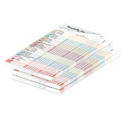 Abbildung von PRICARO Putzplan&quot;Icons&quot;, magnetisch, A4, 25 Blatt, 3 Stück
