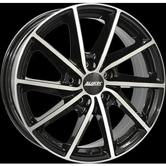 Abbildung von ALUTEC 5 loch 16Zoll 114.3mm Alufelge Singa mattschwarz Front poliert SIN65642L13 1 Felge