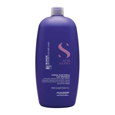Abbildung von Alfaparf Milano Semi Di Lino Blonde Intense Anti Yellow Low Silbershampoo 1000 ml
