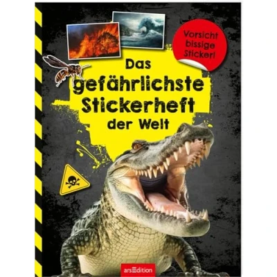 Abbildung von Das gefährlichste Stickerheft der Welt: Vorsicht bissige Sticker! Stickerspaß für Kinder ab 8 Jahren