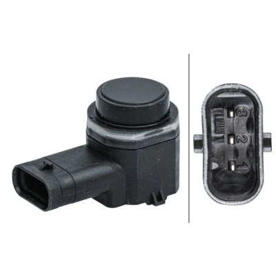 Abbildung von HELLA 6PX 358 141 531 Parksensoren RENAULT: SCENIC 2, TRAFIC 2 Kasten, Bus