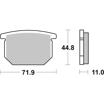 Abbildung von TRW Organic Allround MCB501 Bremsbelagsatz