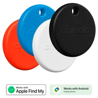 Abbildung von Chipolo POP Schwarz/Weiß/Rot/Blau 4 Pack