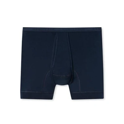 Abbildung von Schiesser Herren Hose Kurz Mit Eingriff Original Feinripp Unterwäsche, Navy_005131, M EU