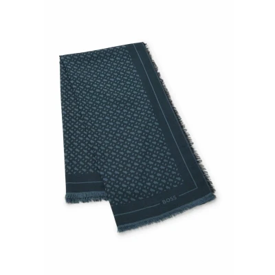 Abbildung von BOSS Ledonia Schal, Damen, Größe: One Size, Dark blue four