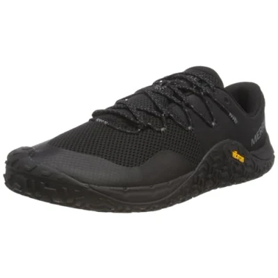 Abbildung von Merrell Trail Glove 7 Laufschuh Natural running, Herren, Größe: 48, Black Schuhe