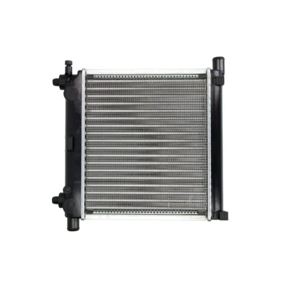 Abbildung von THERMOTEC D7M038TT Kühler, Motorkühlung Kupfer, Kunststoff für Fahrzeuge ohne Klimaanlage 295 340 32 Schaltgetriebe Kühlrippen mechanisch gefügt