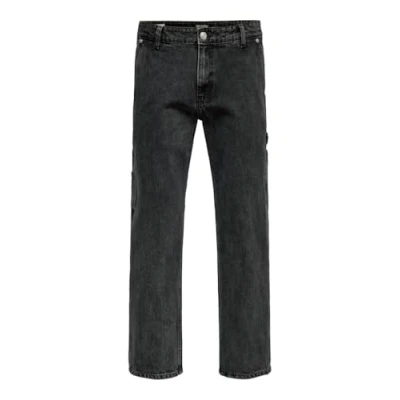 Abbildung von ONLY &amp; SONS Male Normal geschnitten Jeans ONSEDGE Mittlere Taille Gerade