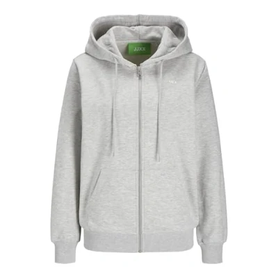 Abbildung von JJXX Jxabbie Every ZIP Sweatjacke, Damen, Größe: Medium, Light grey melange
