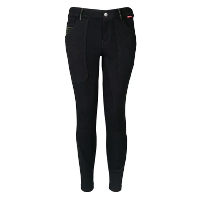 Abbildung von Red Horse Reithose Aiden Junior Schwarz 116