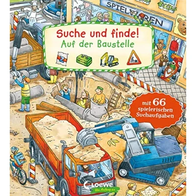Abbildung von Suche und finde! Auf der Baustelle: Mit 66 spielerischen Suchaufgaben Wimmelbuch ab 2 Jahre